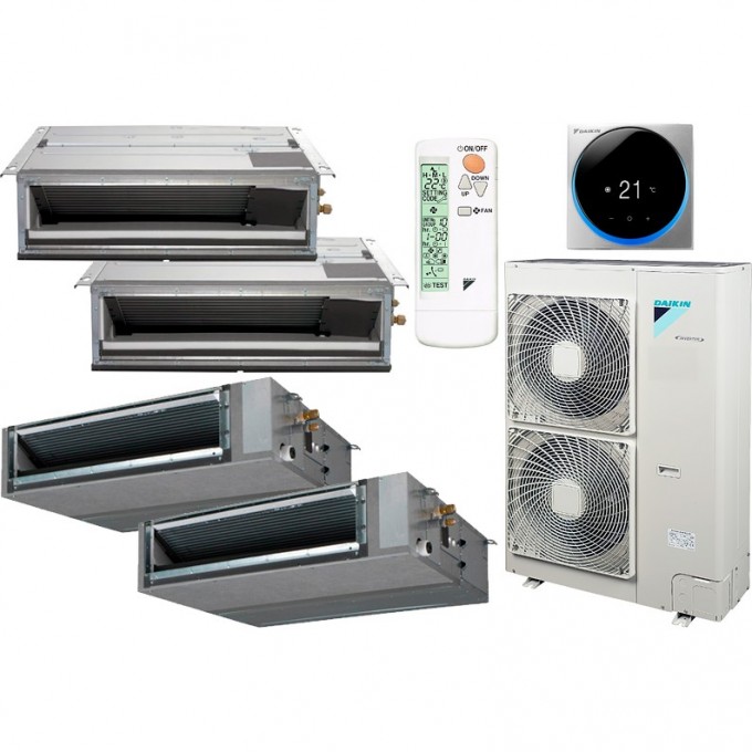 Мульти сплит-система DAIKIN 2 x FDXM25F9 + 1 x FBA35A + 1 x FBA50A / RXYSQ5T8V 1424